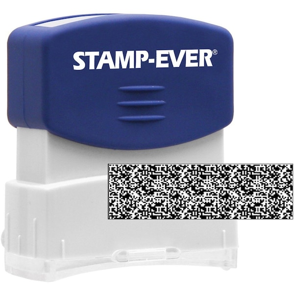 Stamp-Ever Pre-Ink Security Block, 9-/16"x1-11/16", Blue USS8866 - main